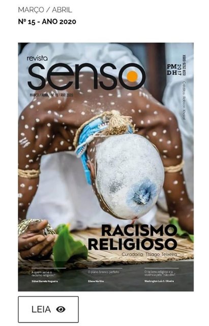 capa da revista Senso 